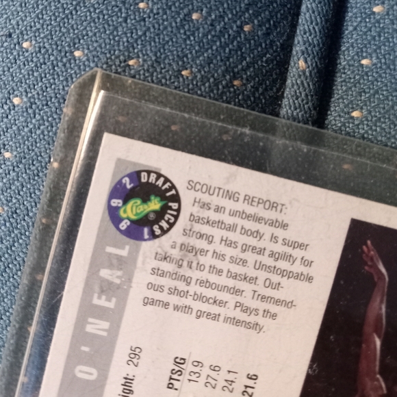 SHAQUILLE ONEAL CLASSIC DRAFT PICKS #1 RC - Picture 6 of 7